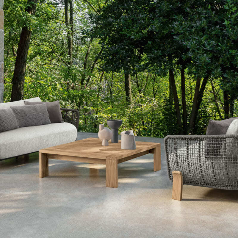 Talenti Argo Wood Outdoor Coffee Table Italian Design Interiors