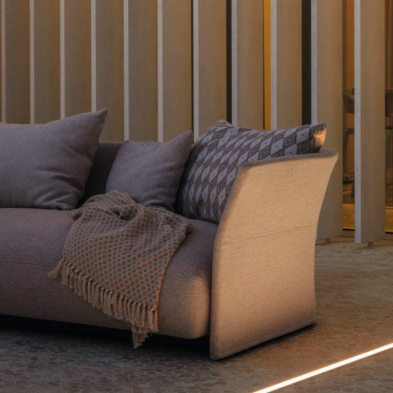Talenti Cliff Outdoor Fabric Sofa Italian Design Interiors