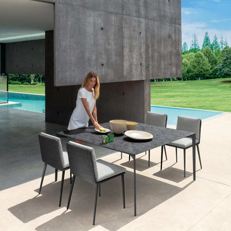Talenti Leaf Outdoor Dining Chair Italian Design Interiors