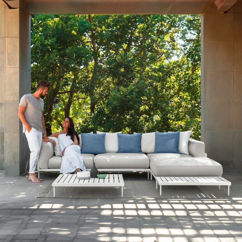 Talenti Cleosoft Alu Outdoor Modular Sofa Italian Design Interiors