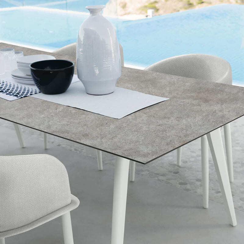 Talenti CleoSoft Alu Outdoor Dining Table Italian Design Interiors