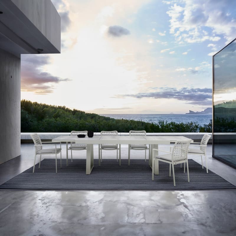 Couture Jordin Together Outdoor Extension Dining Table Italian Design Interiors