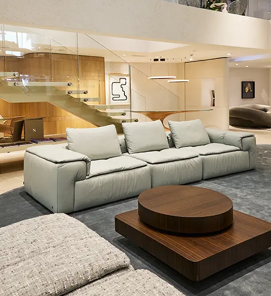 Amama sectional by Natuzzi Italia