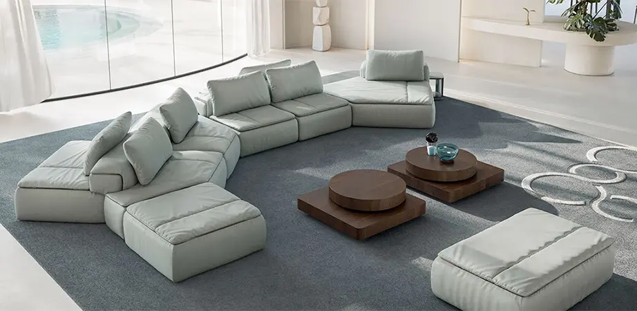 Amama sectional by Natuzzi Italia