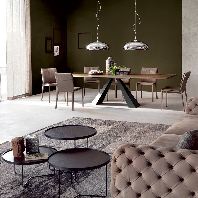 Cattelan Italia Eliot Wood Drive Dining Table Italian Design Interiors