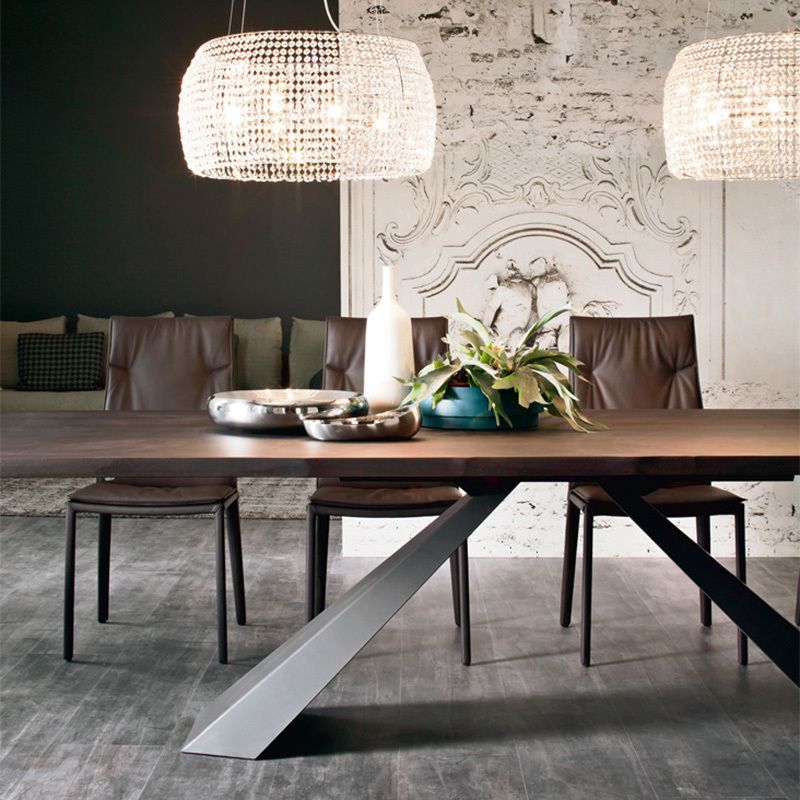 Cattelan Italia Eliot Wood Dining Table Italian Design Interiors