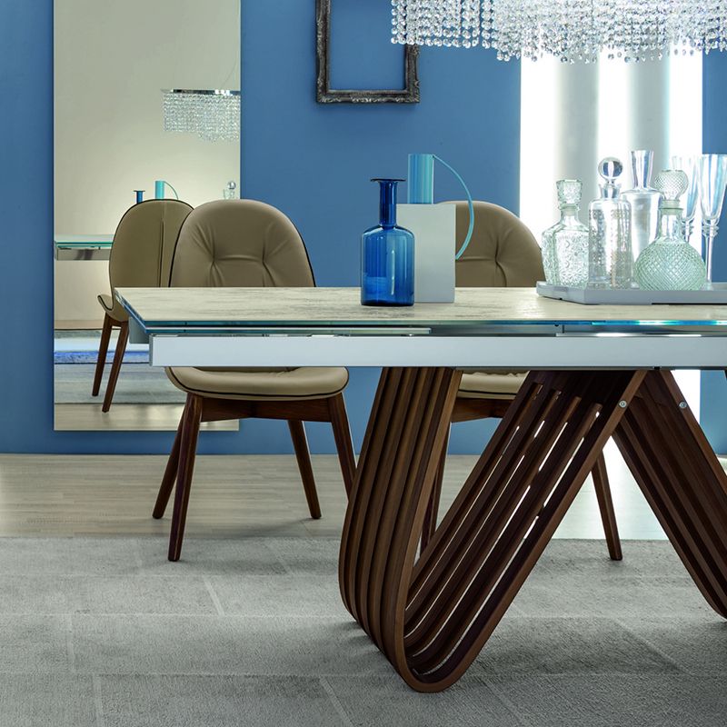 Tonin Casa Arpa Dining Table Italian Design Interiors