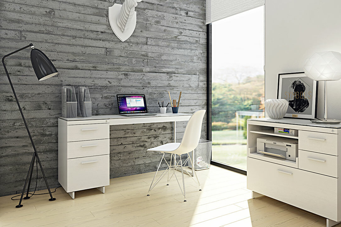 BDI Centro 6401 Desk Italian Design Interiors