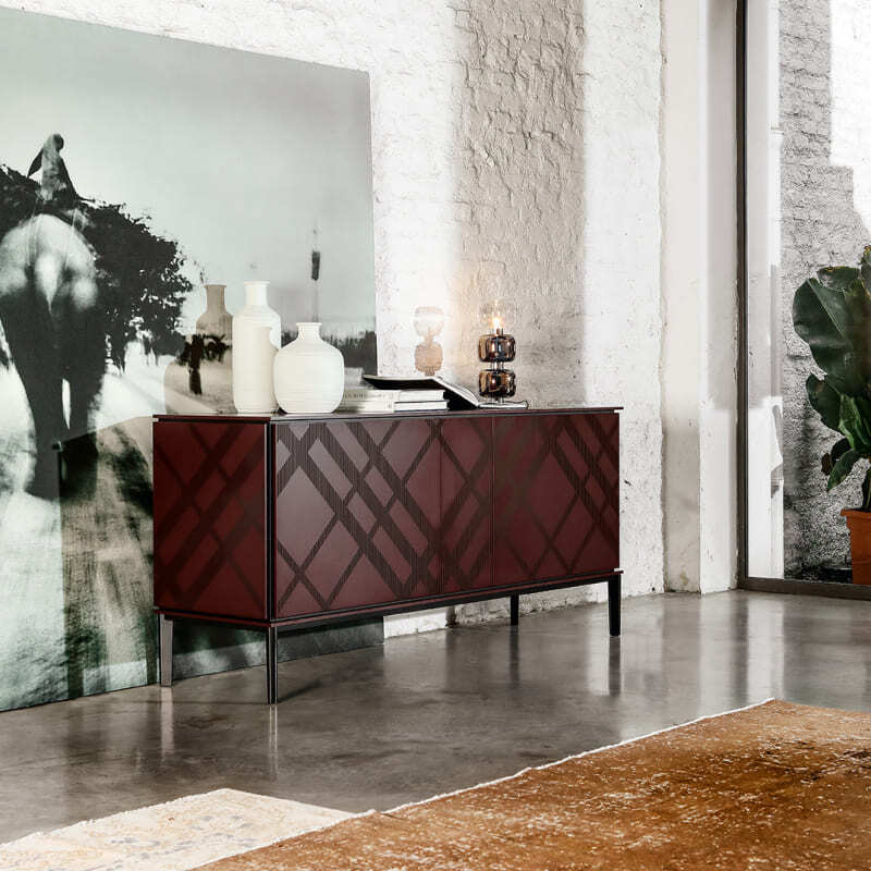 Tonin Casa Tartan sideboard Italian Design Interiors