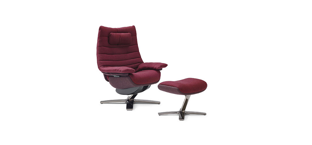 Natuzzi Italia Re-vive Lounge Chair Italian Design Interiors