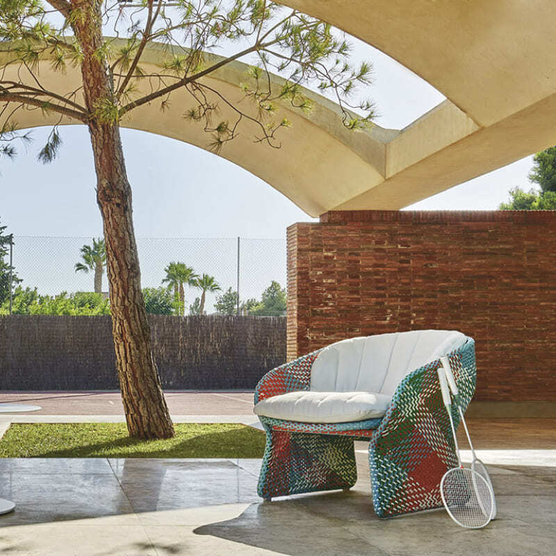Varaschin MAAT Lounge Outdoor Armchair Italian Design Interiors