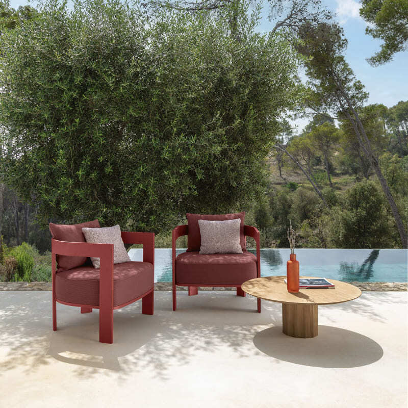 Talenti Argo Alu Outdoor Lounge Armchair Italian Design Interiors