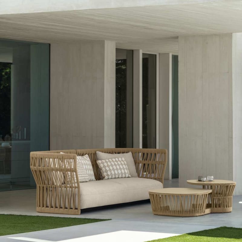 Talenti Cliff Outdoor Braiding Sofa Italian Design Interiors