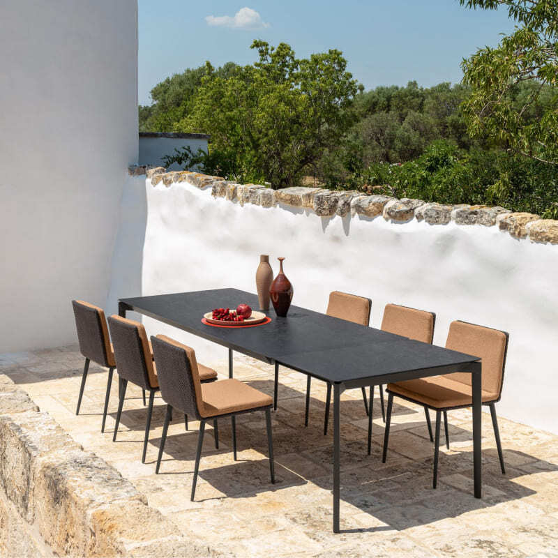 Talenti Leaf Outdoor Dining Table Italian Design Interiors