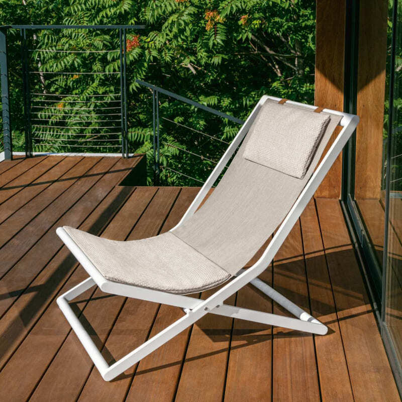 Talenti Riviera Outdoor Deck Chair Italian Design Interiors