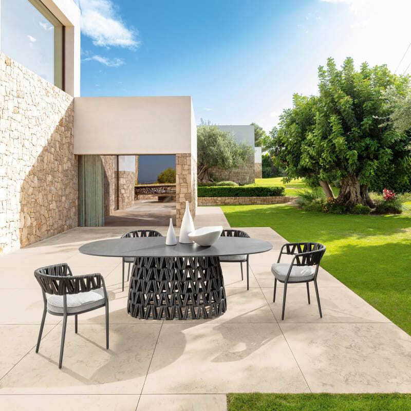 Talenti Swipe Outdoor Dining Chair Italian Design Interiors