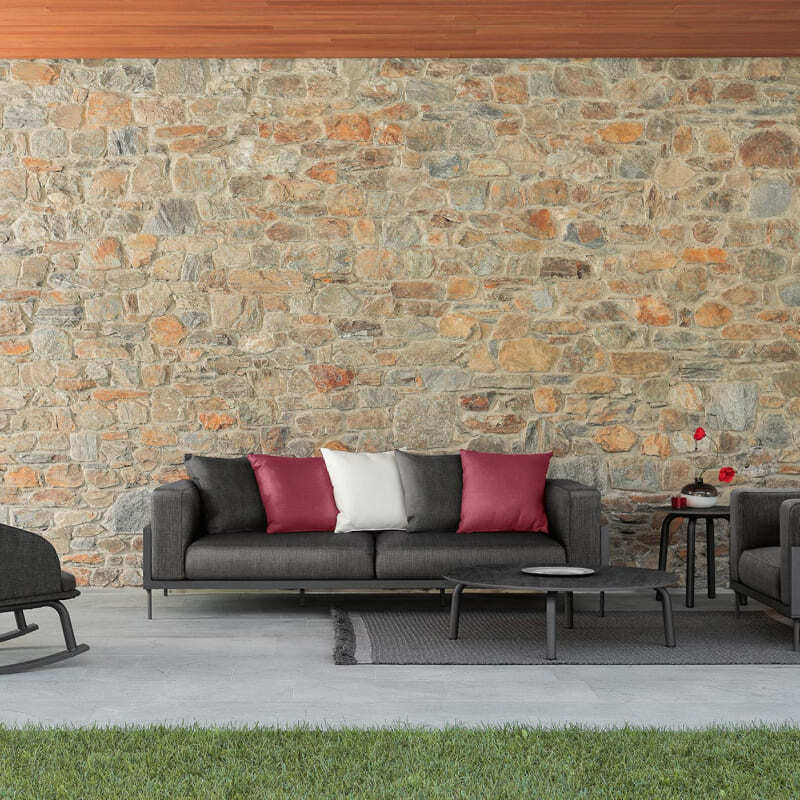 Talenti CleoSoft Alu Outdoor 3 Seater Sofa Italian Design Interiors
