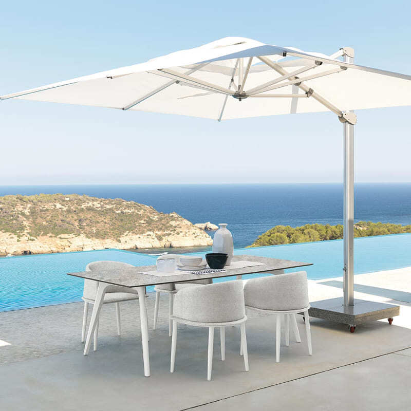 Talenti CleoSoft Alu Outdoor Dining Table Italian Design Interiors
