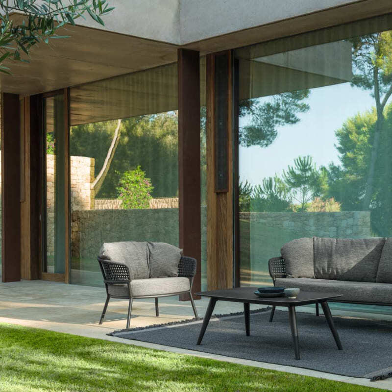 Talenti Moon Alu Outdoor Living Armchair Italian Design Interiors