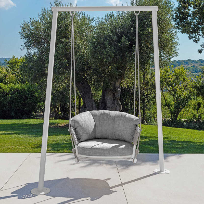 Talenti Moon Alu Outdoor Swing Armchair Italian Design Interiors