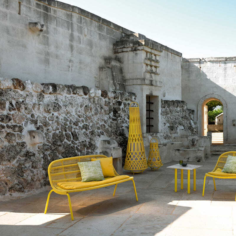 Talenti Panama Outdoor Love Seat Sofa Italian Design Interiors