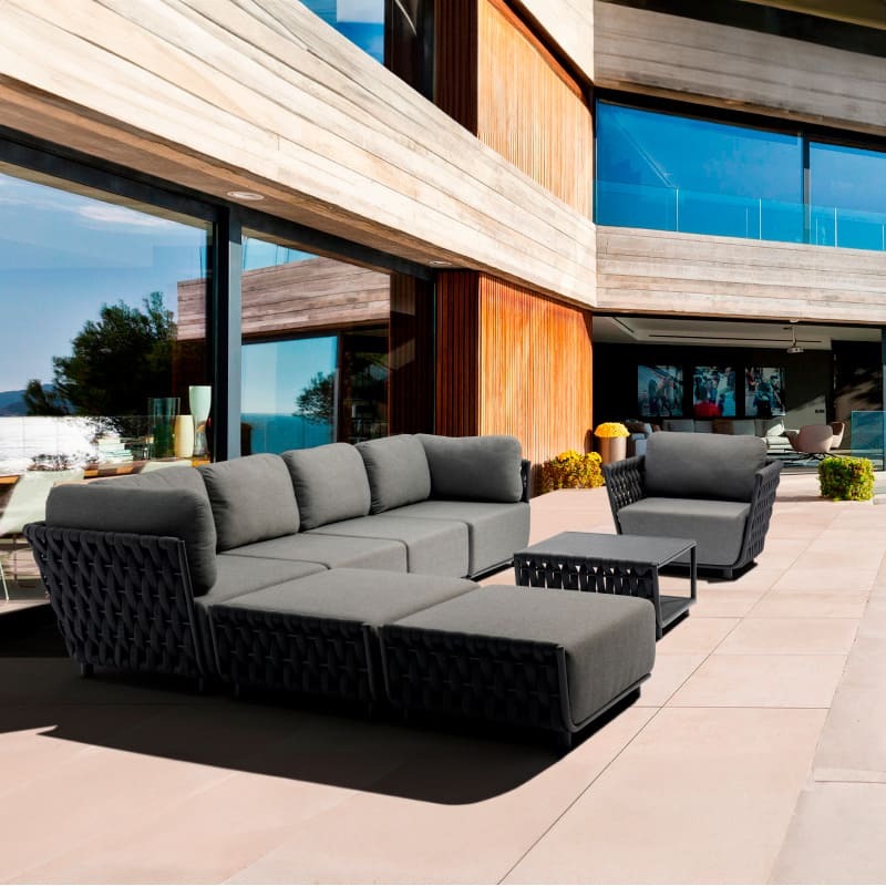 Couture Jordin Hug Outdoor Modular Sofa Italian Design Interiors