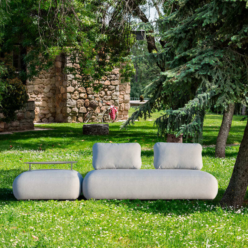 Couture Jordin Olala Outdoor Ottoman/Table Italian Design Interiors