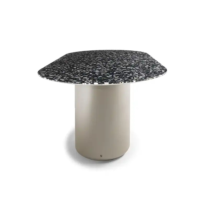 Natuzzi Italia Voyage Elliptic Dining Table Italian Design Interiors