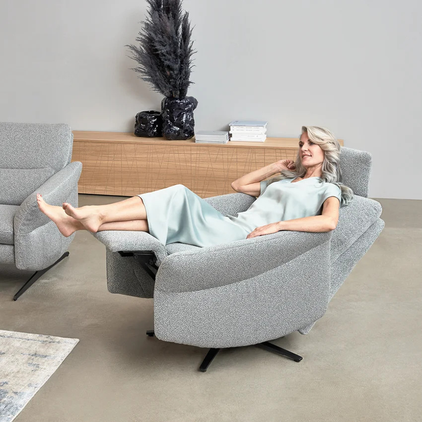 Himolla Sandpiper Swivel Recliner Italian Design Interiors