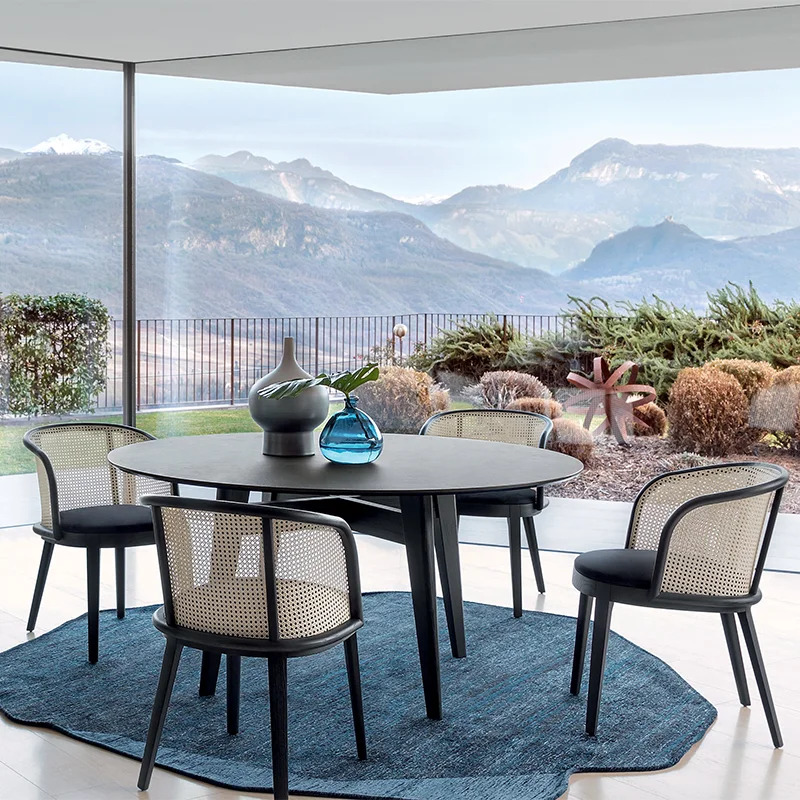 Calligaris Abrey CS4127-FD 140 Round Dining Table Italian Design Interiors