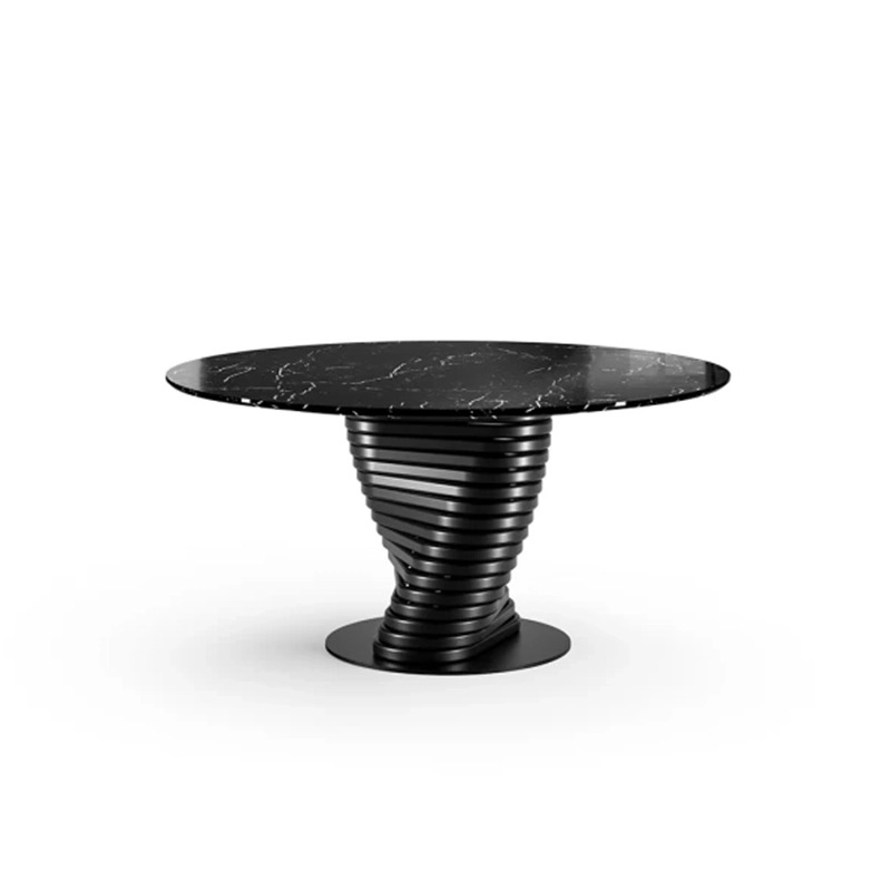 Eforma Rotolo Round Marble Table Italian Design Interiors
