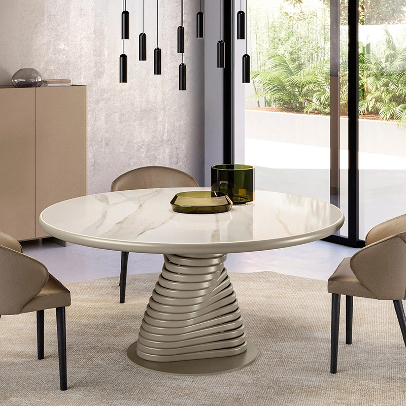 Eforma Rotolo Round Ceramic King Table Italian Design Interiors