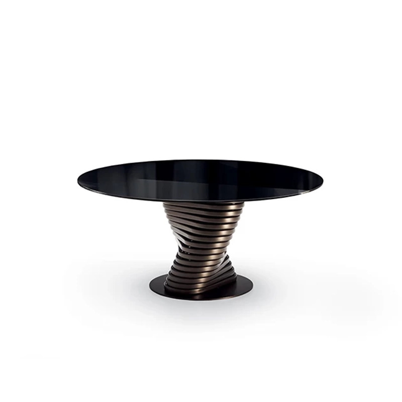 Eforma Rotolo Glass Table Italian Design Interiors