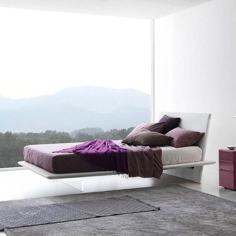 Presotto Plana Upholstered Bed Italian Design Interiors