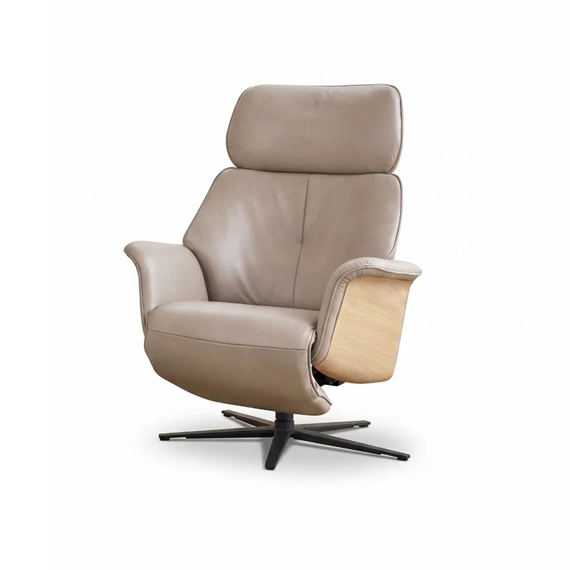 Himolla Nautilus Wood Lift Swivel Reclining Chair Italian Design Interiors