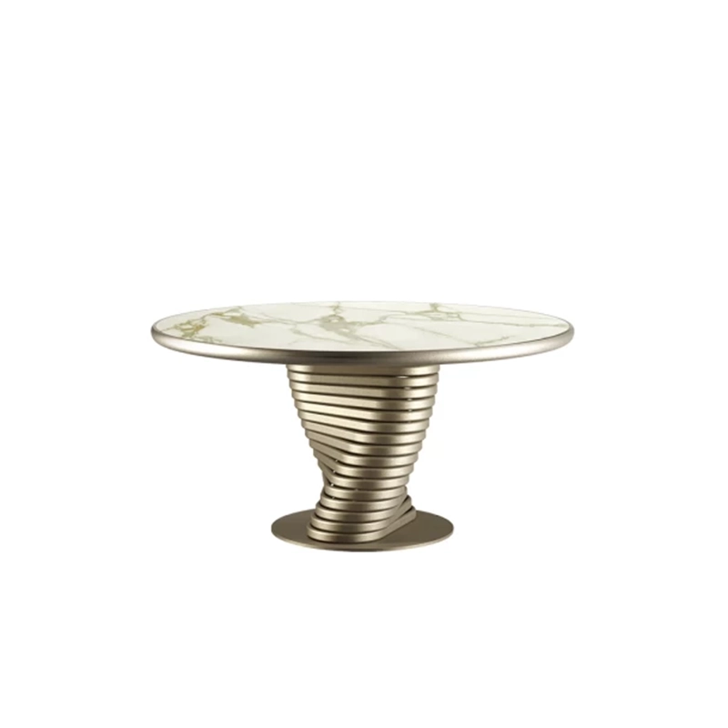 Eforma Rotolo Round Ceramic King Table Italian Design Interiors