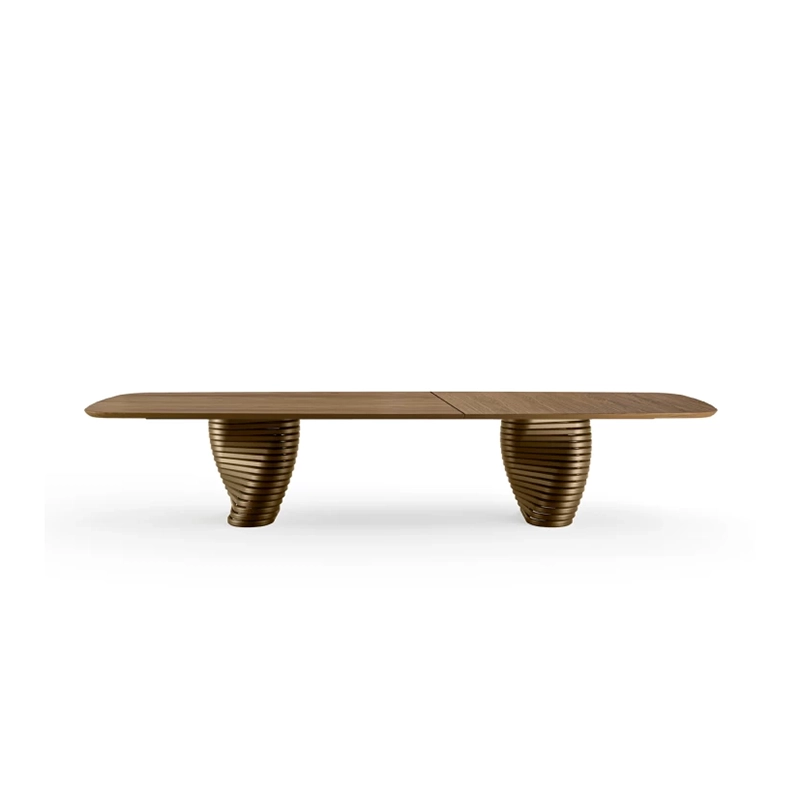 Eforma Rotolo XL Wood Table Italian Design Interiors