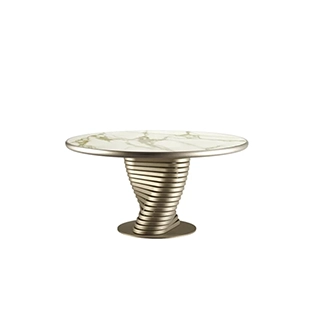 Rotolo Round Ceramic King Table