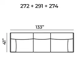 Sofa 272+291+274