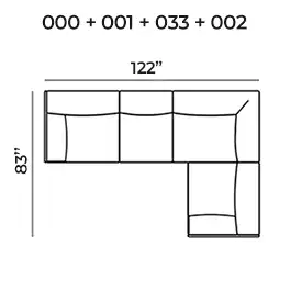 Sectional 000+001+033+002