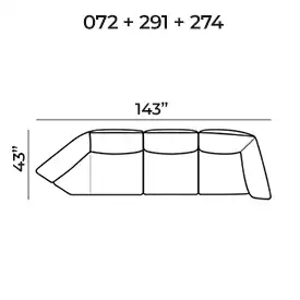 Sofa 072+291+274