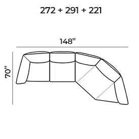 Sectional 272+291+221