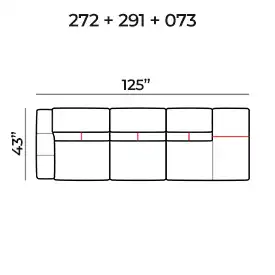Sectional 272+291+073