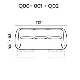 Sofa Q00+001+Q02