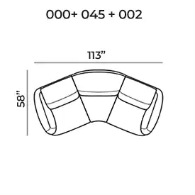 Sectional 000+045+002