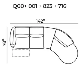 Sectional Q00+001+823+716