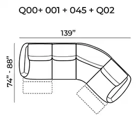 Sectional Q00+001+045+Q02
