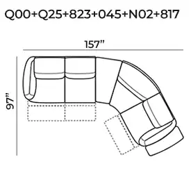 Sectional Q00+Q25+823+045+N02+817