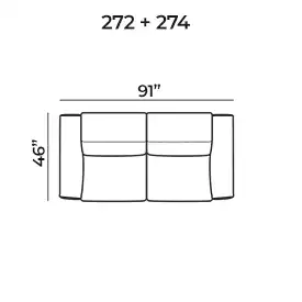 Sofa 272+274