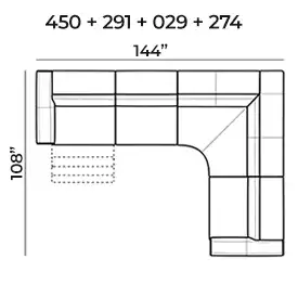 Sectional 450+291+029+274